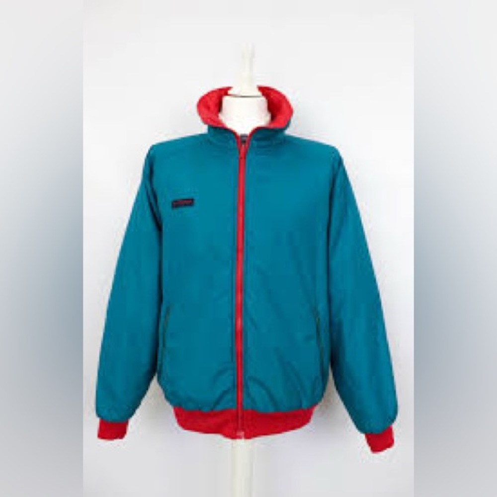 VTG 80’s Columbia Jacket Reversible Puffer in EUC